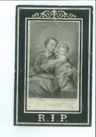PIERRE VANNESTE RENTIER BOUCHER + 1888 47 ANS IMP VERLY DUBAR LILLE - Images Religieuses