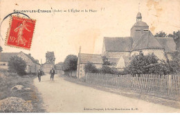 SOLIGNY LES ETANGS - L'Eglise Et La Place - Très Bon état - Troyes