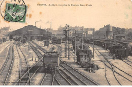 TROYES - La Gare, Vue Prise Du Pont Des Fossés Patris - état - Troyes
