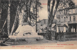 LAVELANET - Monument élevé à La Mémoire Des Enfants De Lavelanet Morts Pour La France - Très Bon état - Lavelanet