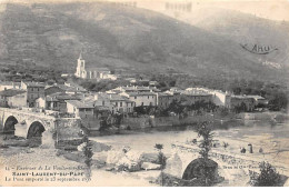 SAINT LAURENT DU PAPE - Le Pont Emporté Le 23 Septembre 1890 - état - Autres & Non Classés