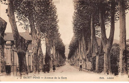 SAINT PONS - Avenue De La Gare - Très Bon état - Autres & Non Classés