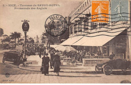 NICE - Terrasse Du SAVOY HOTEL - Promenade Des Anglais - Très Bon état - Cafés, Hotels, Restaurants