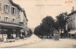 AMBERIEU - Avenue De La Gare - état - Non Classés