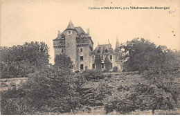 Château D'ORLHONAC Près Villefranche De Rouergue - Très Bon état - Autres & Non Classés
