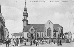 CARANTEC - La Place Et L'Eglise - état - Autres & Non Classés