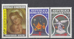 DOMINICAN REPUBLIC 1148-1150,unused,Christmas 1976 (**) - Repubblica Domenicana