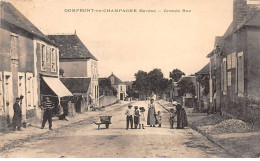 DOMFRONT EN CHAMPAGNE - Grande Rue - Très Bon état - Autres & Non Classés