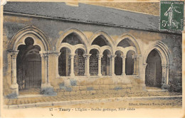 TOURY - L'Eglise - Porche Gothique - état - Other & Unclassified