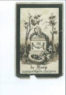 THERESIA VANLOO WED JOANNES DEBROUWERE ° KLEMSKERKE ( DE HAAN ) + 1887 67 JAAR DRUK BRUGGE VANDENBERGHE DENAUX - Devotion Images