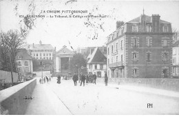 AUBUSSON - Le Tribunal, Le Collège Et Le Pont Neuf - Très Bon état - Aubusson