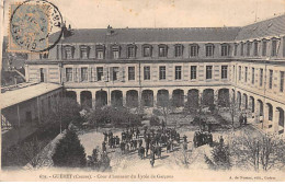 GUERET - Cour D'honneur Du Lycée De Garçons - Très Bon état - Guéret