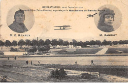 DIJON - Aviaition 1910 - Course De Dijon Talant Fontaine Organisé Par Manufacture De Biscuits Pernot - état - Dijon