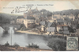 UZERCHE - Tanneries Et Pont Turgot - état - Uzerche
