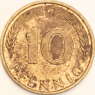 Germany Federal Republic - 10 Pfennig 1977 G, KM# 108 (#4657) - 10 Pfennig