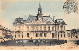 TOURS - Le Nouvel Hôtel De Ville Et La Rue Nationale - Très Bon état - Tours