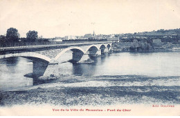 Vue De La Ville De MENNETOU - Pont Du Cher - Très Bon état - Autres & Non Classés