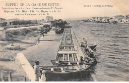 CETTE - Entrée De L'Etang - Buffet De La Gare De Cette - Très Bon état - Sete (Cette)