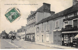LA MINE DE LITTRY - La Place Et Rue De Bayeux - état - Autres & Non Classés