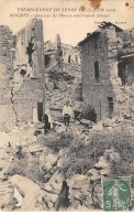 Tremblement De Terre Du 11 Juin 1909 - ROGNES - Quartier Saint Martin Entièrement Détruit - état - Autres & Non Classés