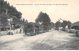 RIVA BELLA - Arrivée Du Train De Caen à La Gare Du Tramway - état - Riva Bella