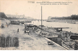 Commission Des Ardoisières D'ANGERS - Embarquement Des Ardoises Au Port D'Angers - Très Bon état - Angers