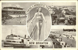 11111399 New Brighton Merseyside Promenade Schiff Swimming Pool  - Andere & Zonder Classificatie