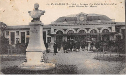 MARMANDE - La Gare Et La Statue Du Général Brun - Très Bon état - Marmande