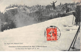 Concours International De Ski à MOREZ JURA - La Saut D'un Norvégien - Très Bon état - Morez