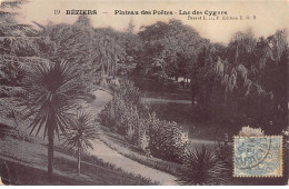BEZIERS - Plateau Des Poëtes - Lac Des Cygnes - état - Beziers