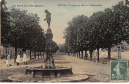 VERTUS - Fontaine Et Allée Des Marronniers - Très Bon état - Vertus