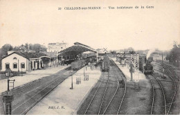 CHALONS SUR MARNE - Vue Intérieure De La Gare - Très Bon état - Châlons-sur-Marne