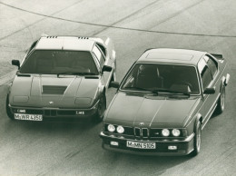 Photo Auto, BMW M635 CSi, BMW M1, Autokennzeichen, MWR 4350, MMN 5105 - Other & Unclassified