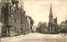 11111311 Oxford Oxfordshire Balliol College Martyrs Memorial  - Andere & Zonder Classificatie