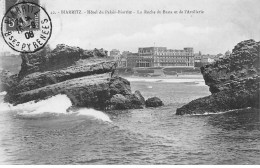BIARRITZ - Hôtel Du Palais Biarritz - La Roche Du Basta Et De L'Artillerie - Très Bon état - Biarritz