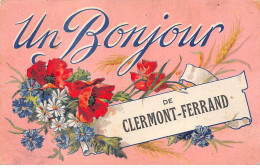 Un Bonjour De CLERMONT FERRAND - état - Clermont Ferrand