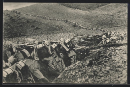 AK Das Deutsche Heer, Soldaten Der Infanterie Im Schützengraben Feindliche Angriffe Abwehrend  - Guerre 1914-18