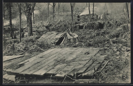 AK Ansicht Von Einem Schützengraben Im Wald  - Guerre 1914-18