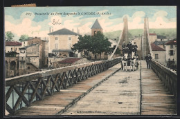 CPA Coudes, Passerelle Du Pont Suspendu  - Autres & Non Classés