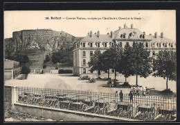 CPA Belfort, Caserne Vauban Occupée Par L`Artillerei à Cheval Et Le Génie  - Belfort - Stad