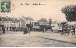 MELUN - La Place Saint Jean - Très Bon état - Melun