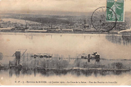 Environs De ROUEN - 27 Janvier 1910 - La Crue De La Seine - Vue Des Prairies De SOTTEVILLE - état - Sotteville Les Rouen