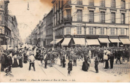ELBEUF - Place Du Calvaire Et Rue De Paris - état - Elbeuf