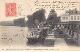 LA BOUILLE - Embarcadère Du Bateau De Rouen - Très Bon état - La Bouille