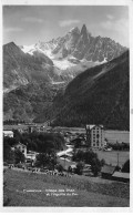 CHAMONIX - Village Des Praz Et L'Aiguille Du Dru - Très Bon état - Chamonix-Mont-Blanc