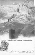 CHAMONIX - Grotte De Glace Au Glacier Des Bossons - Très Bon état - Chamonix-Mont-Blanc