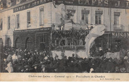 CHALON SUR SAONE - Carnaval 1912 - Pisciculture De Chambre - état - Chalon Sur Saone
