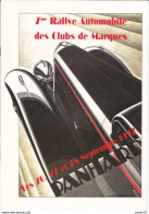 7 éme Rallye Automobile Des Clubs De Marques,Panhard, Bugatti,Delage, Delahaye Facel, Hispano, Hotchkiss, Salmson,Talbot - Zonder Classificatie