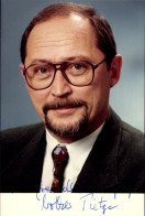 CPA Schauspieler Volker Tietze, Portrait, Autogramm, ZDF - Acteurs