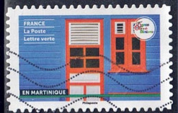 2022 Yt AA 2173 (o) France Terre De Tourisme - Habitats Typiques En Martinique - Gebraucht